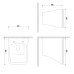Զուգարանակոնք ներկառուցվող Teka Dessin ds80074 350x500x360մմ (ԿՈԴ 16891)