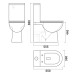 Զուգարանակոնք Teka Inca Rimless 380x650x880մմ Սպիտակ (ԿՈԴ 16892)