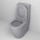 Զուգարանակոնք Betta T8057, 380x600x830 մմ Մոխրագույն (ԿՈԴ 13269)