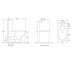 Զուգարանակոնք Letop LT-2149A-R, 370x605x820 մմ Սպիտակ (կրկնակի հոսքային մեխանիզմ) (ԿՈԴ 13429)