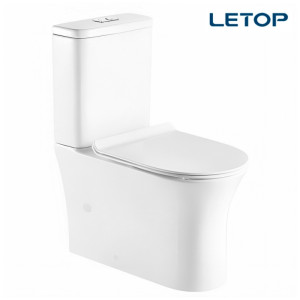 Զուգարանակոնք Letop LT-2156A-R, 375x645x815 մմ Սպիտակ (կրկնակի հոսքային մեխանիզմ) (ԿՈԴ 13432)