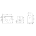 Զուգարանակոնք ներկառուցվող Letop LT-003D-R Rimless, 360x600x420 մմ Սպիտակ (ԿՈԴ 14553)