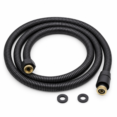 Ցնցուղի խողովակ GANZER GZ60150-C, 150սմ, Սև (ԿՈԴ 31210)
