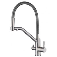 Խոհանոցի ծորակ ճկվող, ֆիլտրով HANSEN HN15056G Մատվի (ԿՈԴ 15427)