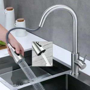 Խոհանոցի ծորակ Z1-25 (քաշովի, 2 ռեժիմ ) Մատվի (ԿՈԴ 16953)