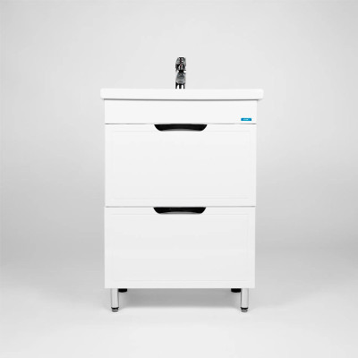 Լվացարան պահարանով Lima 60, Como 60 600x450x850 մմ Խոնավակայուն, Դարակ Սպիտակ (ԿՈԴ 16013)