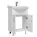 Լվացարան պահարանով Decora Real 56 PVC, 550x460x720 մմ Ջրակայուն Սպիտակ (ԿՈԴ 13433)