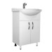 Լվացարան պահարանով Decora Real 56 PVC, 550x460x720 մմ Ջրակայուն Սպիտակ (ԿՈԴ 13433)