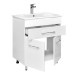 Լվացարան պահարանով Decora Quadro 75 PVC, 750x460x720 մմ Ջրակայուն Սպիտակ (ԿՈԴ 13435)