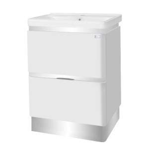 Լվացարան պահարանով Betta PVC 4321-60, 610x460x830 մմ Ջրակայուն Սպիտակ (ԿՈԴ 13481)