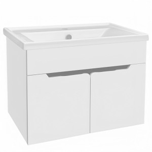 Լվացարան պահարանով կախովի Poda 205, 660x420x490 մմ Ջրակայուն, Սպիտակ (ԿՈԴ 14618)