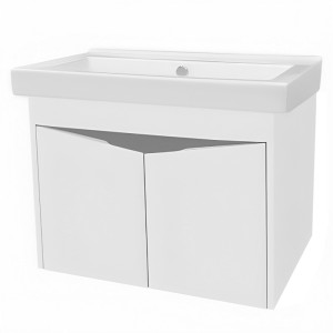Լվացարան պահարանով կախովի Poda 212, 710x440x560 մմ Ջրակայուն, Սպիտակ (ԿՈԴ 14619)