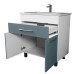 Լվացարան պահարանով Decora Quadro 75 PVC Մոխրագույն 750x460x850մմ (ԿՈԴ 16784)