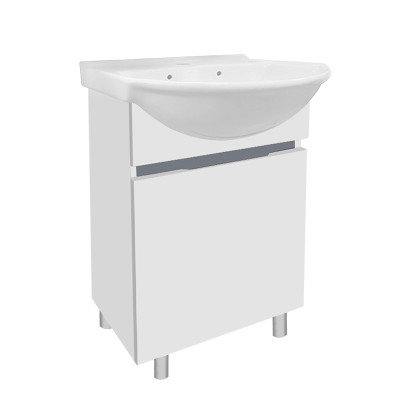 Լվացարան պահարանով Poda 1550, 460x360x825 մմ Ջրակայուն Մոխրագույն (ԿՈԴ 13300)