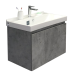Լվացարան պահարանով կախովի Comforty Oslo 80, Fest 80, 800x450x610 մմ Բաց բետոն (ԿՈԴ 14169)