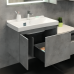 Լվացարան պահարանով կախովի Comforty Oslo 80, Fest 80, 800x450x610 մմ Բաց բետոն (ԿՈԴ 14169)