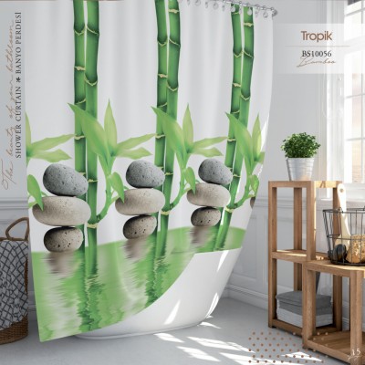 Վարագույր լոգարանի համար Tropik Bamboo BS10056 180x200 սմ (ԿՈԴ 10056)