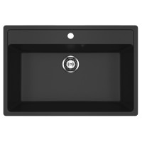 Խոհանոցի լվացարան ULGRAN U-600-344, 760х510 մմ Ուլտրա սև (ԿՈԴ 13020) Խոհանոցի լվացարան ULGRAN U-600-344, 760х510 մմ Ուլտրա սև (ԿՈԴ 13020)