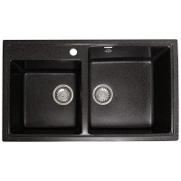 Խոհանոցի լվացարան GranAlliance G-50 Սև, 830х480х200 մմ (ԿՈԴ 13065) Խոհանոցի լվացարան GranAlliance G-50 Սև, 830х480х200 մմ (ԿՈԴ 13065)