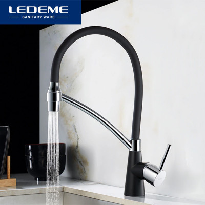 խոհանոցի Ծորակ LEDEME RL4399B-2 Սև-քրոմ (ԿՈԴ 8895)