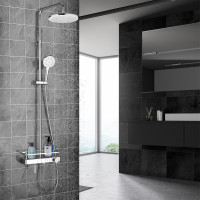 Ցնցուղի հավաքածու թերմոստատիկ խառնիչով LEMARK TROPIC LM7011C Քրոմ (ԿՈԴ 9502)