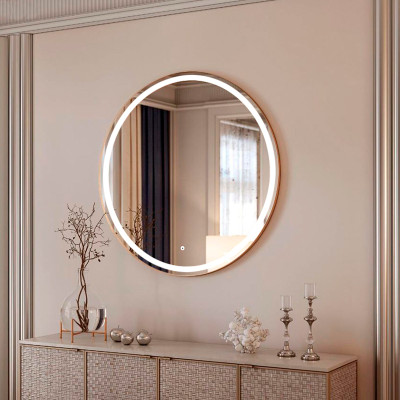 Հայելի Led լուսավորմամբ սենսորային անջատիչով LS-01, Ոսկի 600 մմ (ԿՈԴ 7520)