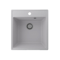 խոհանոցի լվացարան քվարցե ULGRAN FORTE 460-04, Բաց մոխրագույն, 460 х 500 х 200 մմ (ԿՈԴ 7196)