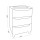 Լվացարան պահարանով L109pvc-A60 white 610x470x860 մմ Ջրակայուն (ԿՈԴ 9887)